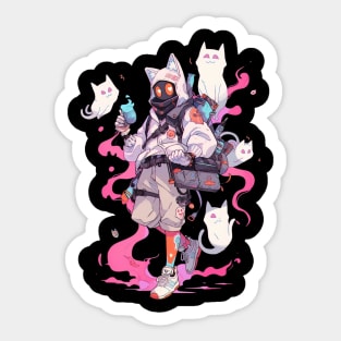 Japanese Ghost Buster Shinjuku Sticker